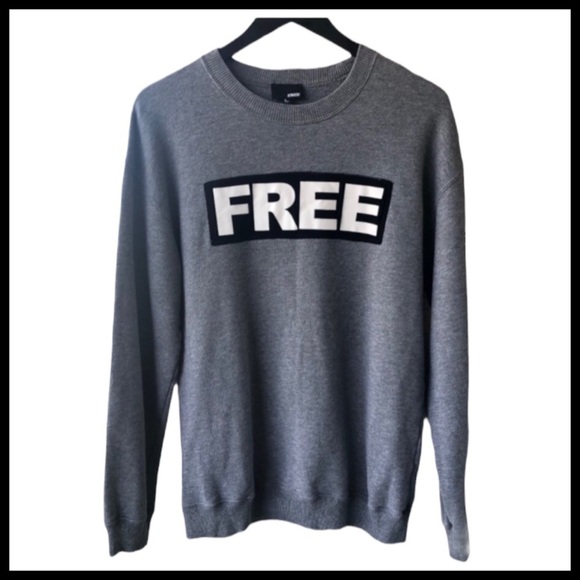 ARITZIA WILFRED FREE Logo Crew Sweatshirt - Picture 1 of 6